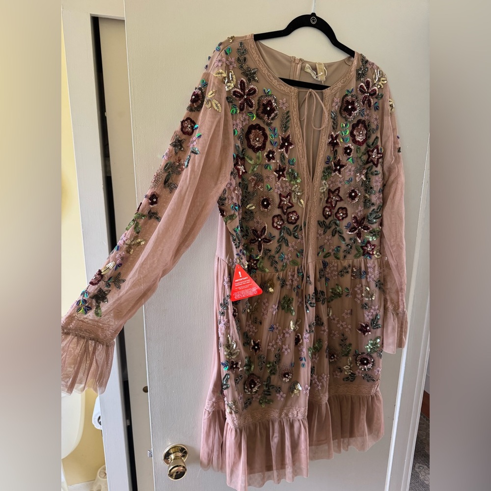 Floral Embroidered Dress